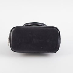 Louis Vuitton Vintage Alma Mini Satin Black