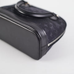 Louis Vuitton Vintage Alma Mini Satin Black