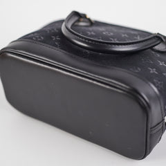 Louis Vuitton Vintage Alma Mini Satin Black
