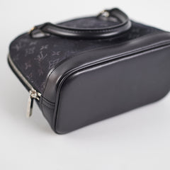 Louis Vuitton Vintage Alma Mini Satin Black