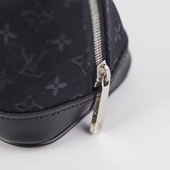 Louis Vuitton Vintage Alma Mini Satin Black