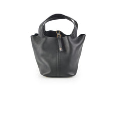 Hermes Picotin 22 Clemence Black