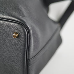 Hermes Picotin 22 Clemence Black