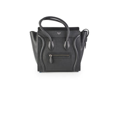 Celine Luggage Micro Black