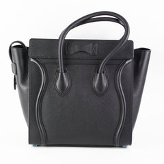 Celine Luggage Micro Black