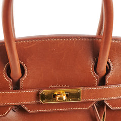 Hermes Birkin 30 Barenia FauveLeather - Square G Stamp (2003)
