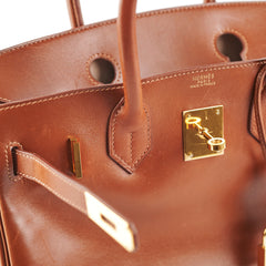 Hermes Birkin 30 Barenia FauveLeather - Square G Stamp (2003)