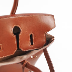 Hermes Birkin 30 Barenia FauveLeather - Square G Stamp (2003)