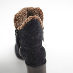 Chanel Suede Black Boots Size 35.5