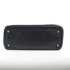 Chanel Cerf Tote Cavair Black