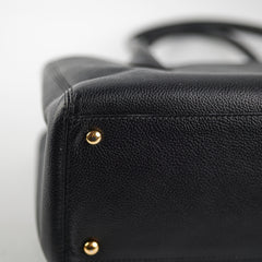 Chanel Cerf Tote Cavair Black