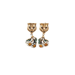 Gucci Panther Drop Earrings