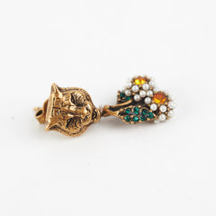 Gucci Panther Drop Earrings