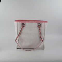 Chanel Deauville Small Tote Pink