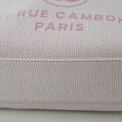 Chanel Deauville Small Tote Pink