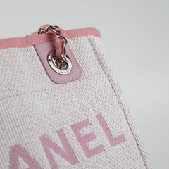 Chanel Deauville Small Tote Pink
