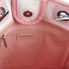 Chanel Deauville Small Tote Pink