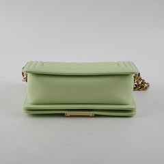 Chanel Caviar Boy Small Light Green (2022)