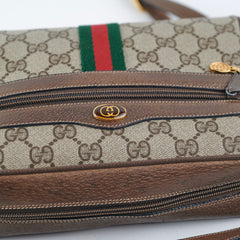 Gucci Monogram Messenger Crossbody Bag