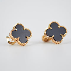 Van Cleef and Arpels Vintage Onyx Earrings
