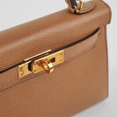 Hermes Mini Kelly Chai Epsom - Stamp U