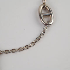 Hermes Farandole Silver Long Necklace 120 cm