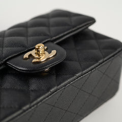 Chanel Caviar Mini Rectangular Black Series 26