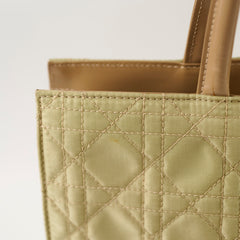 Christian Dior Vintage Lady Dior Bag in Green Cannage Nylon