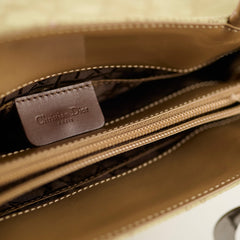 Christian Dior Vintage Lady Dior Bag in Green Cannage Nylon