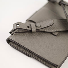 Fendi Mini Leather Crossbody Bag Grey