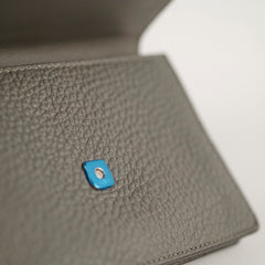 Fendi Mini Leather Crossbody Bag Grey