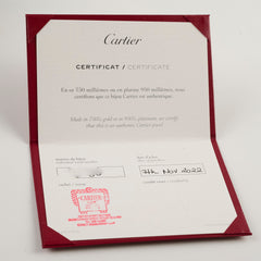 Cartier Love Bracelet Cuff Yellow Gold Size 17 CRB6032417