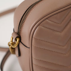 Gucci Marmont Small Camera Bag Dusty Pink