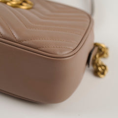 Gucci Marmont Small Camera Bag Dusty Pink