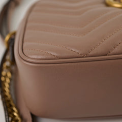 Gucci Marmont Small Camera Bag Dusty Pink