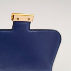 Hermes 18 Constance Bleu Saphir Ostrich Z Stamp