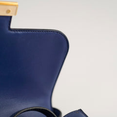 Hermes 18 Constance Bleu Saphir Ostrich Z Stamp