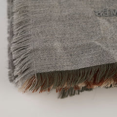 Hermes Grey Shawl 120cm