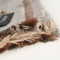 Hermes Grey Shawl 120cm