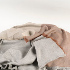 Hermes Grey Shawl 120cm