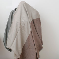 Hermes Grey Shawl 120cm