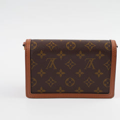 Louis Vuitton Dauphine Chain Wallet Reverse Monogram