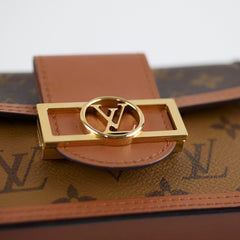 Louis Vuitton Dauphine Chain Wallet Reverse Monogram