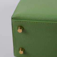 Hermes Kelly 25 Epsom Vert Criquet D Stamp 2019