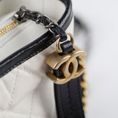 Chanel Small Grabrielle Bag White/Black