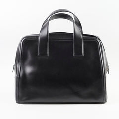 Prada Large Leather Tote Black