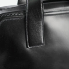 Prada Large Leather Tote Black