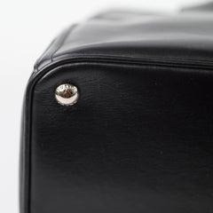 Prada Large Leather Tote Black