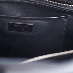 Prada Large Leather Tote Black
