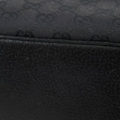 Gucci Monogram Shoulder Tote Bag Black